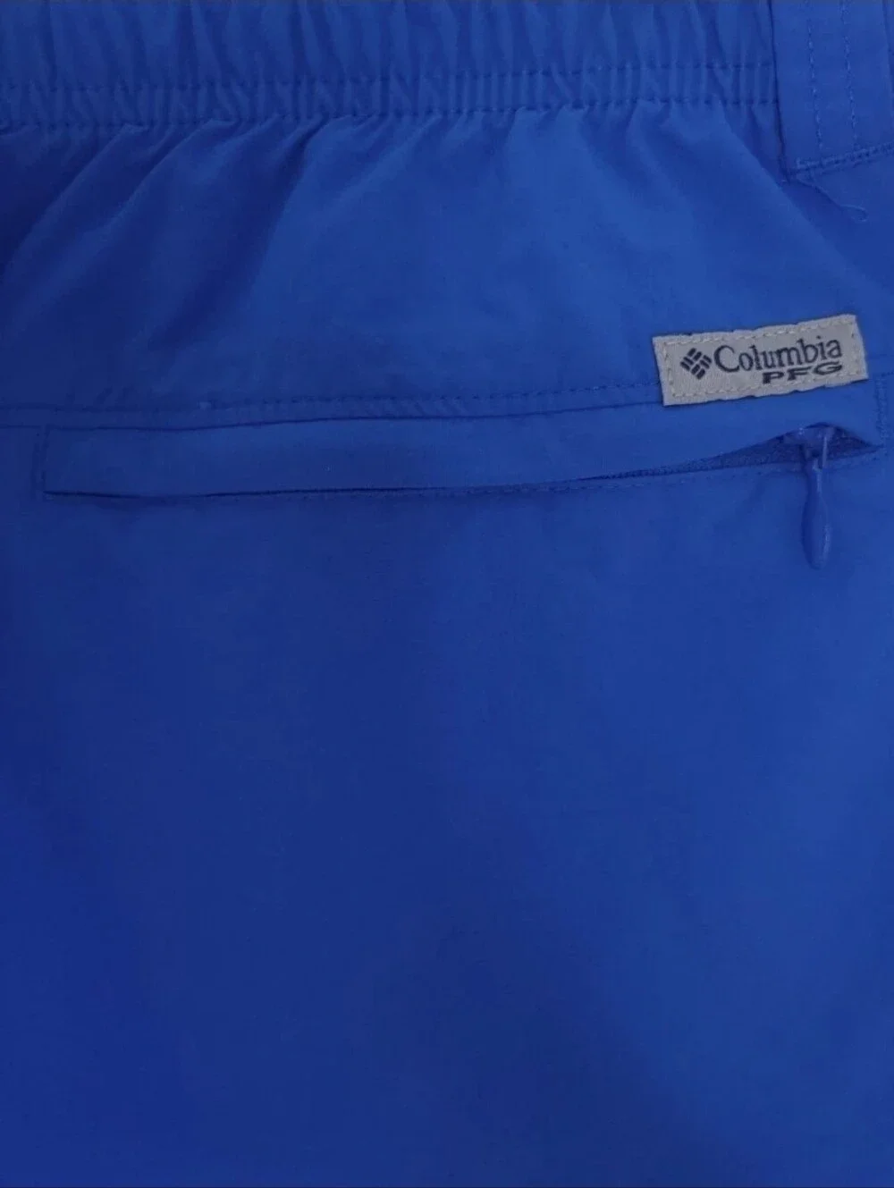 Columbia PFG Solid Blue Large Swim Board Shorts Mens Large